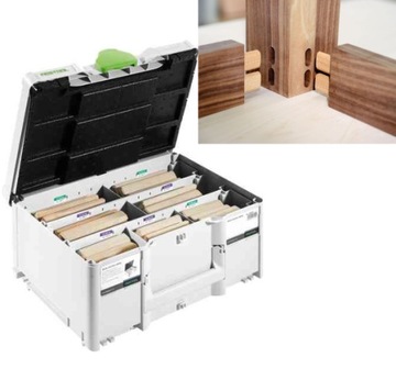 Systainer z Łącznikami DOMINO XL 128x BUK FESTOOL 576792