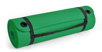 Gruba Mata do ćwiczeń gimnastycznych fitness SMJ 183 x 61 x 2cm zielona TUV