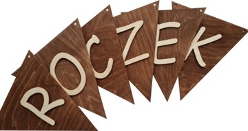 GIRLANDA NA ROCZEK DREWNIANA 110 CM