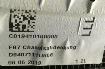 BMW 2 F87 M2 5 PINU ZRCÁTKO LEVÉ VNĚJŠÍ