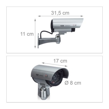 Промышленная камера наблюдения со светодиодом - манекен