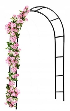 PERGOLA OGRODOWA OZDOBA ŁUK NA KWIATY RÓŻE + KOTWY