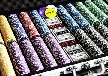 Покерный набор из 1000 фишек OCEAN.