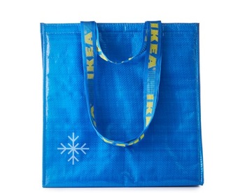 IKEA FRAKTA - torba termiczna niebieski 38x40 cm