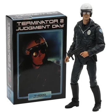 figurka Terminator t-1000 Wersja ULTIMATE Motorcycle cop akcesoria 19cm