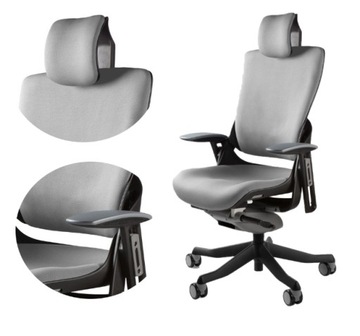 Ergonomiczny fotel biurowy Wau 2 wsparcie lędźwi