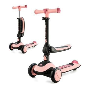 Kinderkraft Halley hulajnoga, jeździk 2w1, LED Scoot