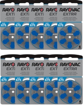 Baterie RAYOVAC słuchowe 10 13 312 675 60 szt W-wa