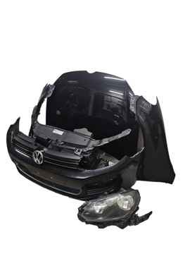 В КОМПЛЕКТЕ ПЕРЕДНЯЯ ЧАСТЬ VW GOLF VI LC9X КАПОТ, БАМПЕР, КРЫЛО, РЕМНЬ, ФОНАРЬ, РАДИАТОРЫ