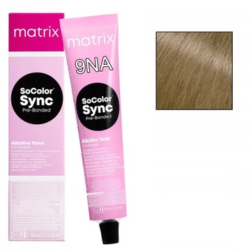 MATRIX SOCOLOR SYNC PRE-BONDED ALKALINE TONER FARBA DO WŁOSÓW 9NA 90ML