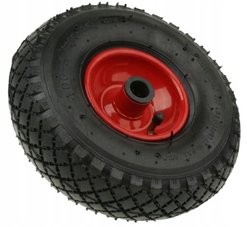 KOŁO KÓŁKO DO TACZKI WÓZKA 300-4 300x4 3.00-4 260x85 2PR MOCNE OTWÓR 20 mm