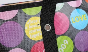 БОЛЬШАЯ БАЗАРНАЯ КОММЕРЧЕСКАЯ СУМКА С ПРОЧНЫМ ПОКРЫТИЕМ XXL 81Л