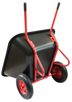 TACZKA OGRODOWA DWUKOŁOWA 300L WÓZEK PASZOWY KOLEBA XXL JAPONKA NA PASZĘ