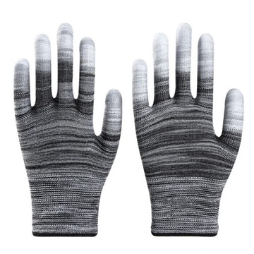 1pair PU Fingers And Palms Gloves Printed Pink