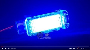 СВЕТОДИОДНЫЙ ДВЕРНОЙ ФОНАРЬ AUDI A3 A4 A6 СИНИЙ