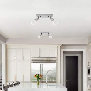 LAMPA SUFITOWA PLAFON REFLEKTOR METAL LINE CHROM 2