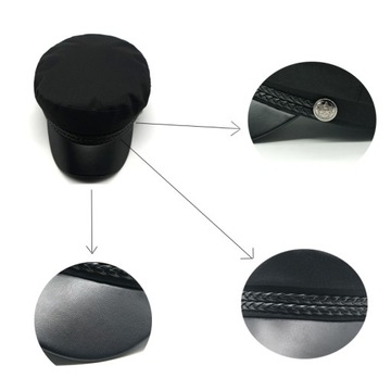 КЕПКА BATCH, ЧЕРНАЯ, ПУ КОЖА, ОСЕННИЕ ДЖИНСЫ