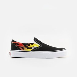 Buty Vans CLASSIC SLIP-ON FLAME Black/White