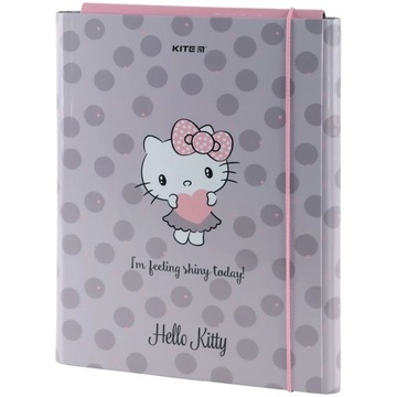 Teczka z gumką A4 szara HELLO KITTY Kite