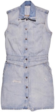 LEE sukienka BLUE jeans MOM DRESS _ M