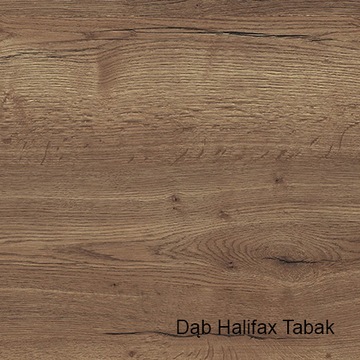 NOWOCZESNE BIURKO LOFTOWE DĄB HALIFAX TABAK 120x68/BLENDA