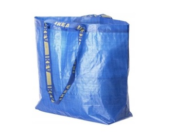 IKEA Frakta Średnia torba niebieska 36L