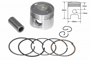 НАБОР ПОРШНЯ GY6-50 39 мм ДЛЯ СКУТЕРА 4 Т.
