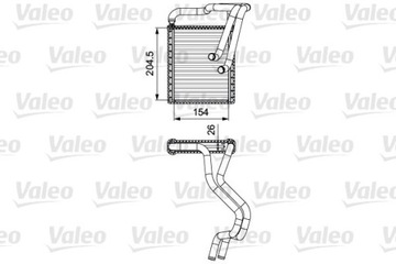 RADIÁTOR 812430 VALEO HYUNDAI KIA CEED I30