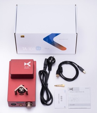 xDuoo TA-10R — Ламповый усилитель — ЦАП/Усилитель — AK4493 — 2000 мВт — красный