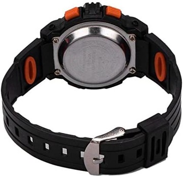 Men's Watch kwarcowy zegarek dziecicy LED, sporto