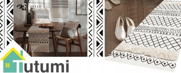 КОВЕР ВЕРЕВОЧНЫЙ БОХО, СЮЖЕТ ДЛЯ ГОСТИНОЙ, СПАЛЬНИ 160Х50