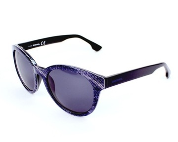 Okulary DIESEL DL0041 92W fioletowe czarne damskie