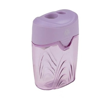 Temperówka podwójna z pojemnikiem WAVE ASTRA fioletowa