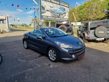 Peugeot 207 CC 1.6 VTi 120KM 2007 Peugeot 207 CC 1.6 Benzyna 120 KM, Cabrio, Klima