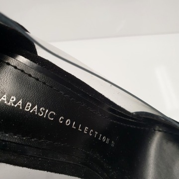 Buty damskie półbuty Zara 37 czarne