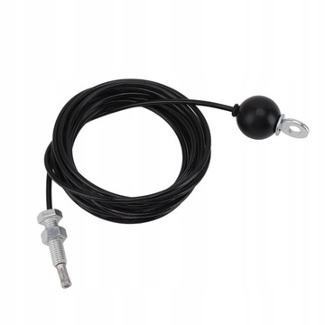 LINA STALOWA O DUŻEJ WYTRZYMAŁOŚCI DO ĆWICZEŃ FITNESS CZARNY 5M