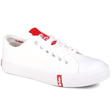 Buty, trampki damskie Lee Cooper WHITE