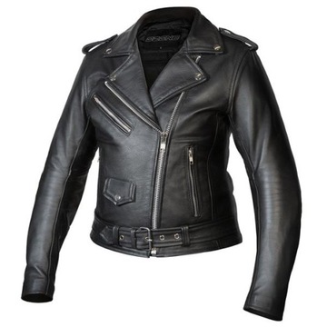 Kurtka skórzana OZONE Ramones Lady Black XXL