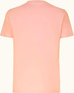 Koszulka T-shirt męski okrągły dekolt Polo Ralph Lauren łososiowa rozmiar S