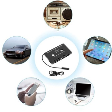 KASETA Z WYJŚCIEM JACK AUX DO RADIA SAMOCHODOWEGO