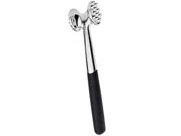 Тендерайзер для мяса из НЕРЖАВЕЮЩЕЙ СТАЛИ. Ручка из цельного силикона.