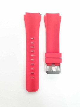 Pasek do zegarka silikonowy 22mm czerwony P11D40