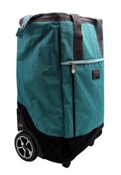 WÓZEK TORBA NA KÓŁKACH zakupowa DUŻE KÓŁKA