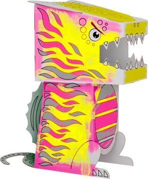 Модель кубической головы спинозавра