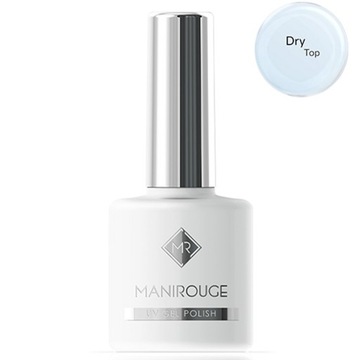 TOP DO LAKIERÓW HYBRYDOWYCH BEZ PRZEMYWANIA MANIROUGE Dry Top 6 ML