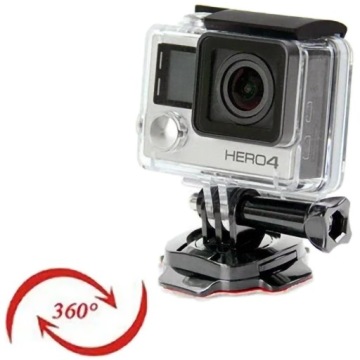 Шарнирное крепление на 360 для шлема GOPRO HERO 13 12 11 10 9 8 + лента 3M VHB