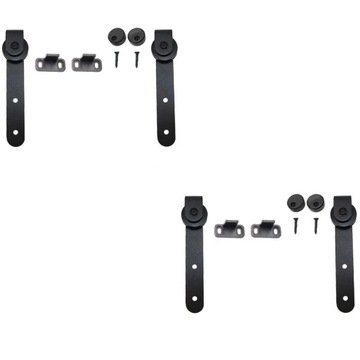 КОМПЛЕКТ РЕЙКИ ДЛЯ РАЗДВИЖНЫХ ДВЕРЕЙ САРАРА РОЛИКОВАЯ ВЕШКА, 2 КОМПЛЕКТА