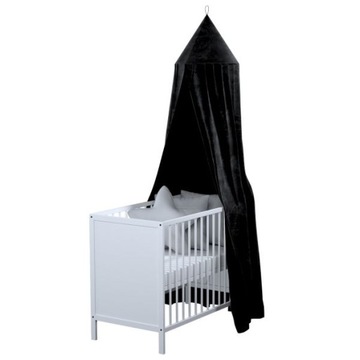 Желтый балдахин Типи над кроватью, насыщенный черный