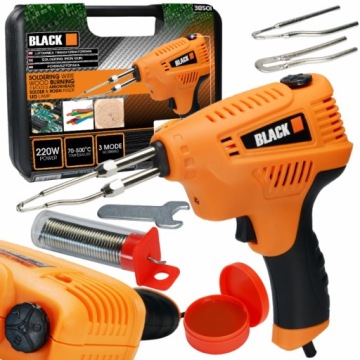 LUTOWNICA TRANSFORMAT.220W BLACK WALIZKA LED CYNA