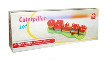 ZABAWKA EDUKACYJNA DOPASUJ KSZTAŁT DREWNIANA